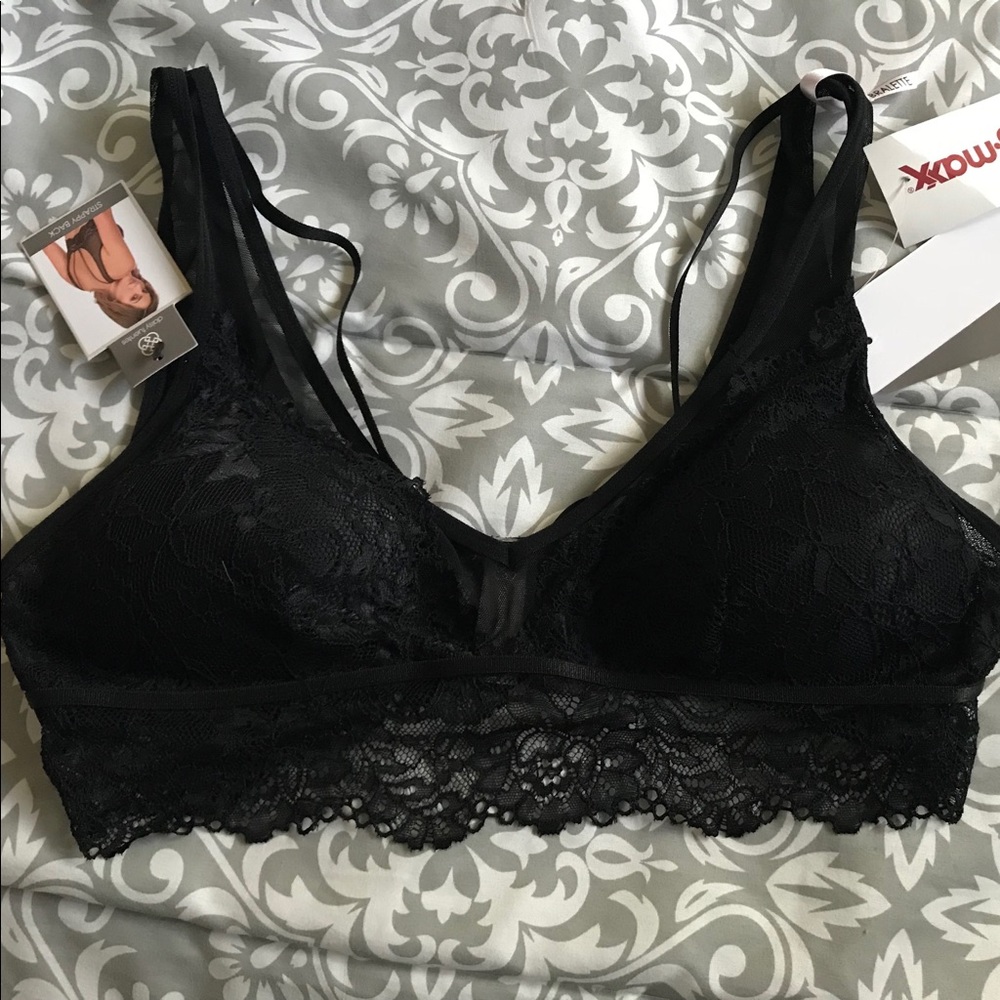 NWT Black Bralette